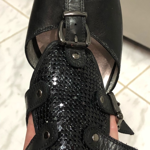🔥EQIQ Black Sandals 7M - Picture 6 of 8